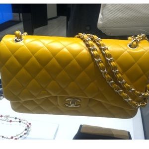 Chanel Lamb Skin Jumbo Authentic